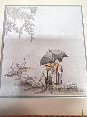 Togetherness Cross-Stitch Pattern By Steve Polomchak - 178x201 Stitch Count